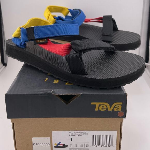 Teva Kids K Original Universal Sandal NWOB Size 4 - Picture 5 of 7